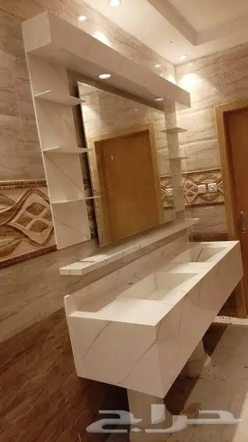 رخام صناعي مغاسل وكونترات واصطح مطبخ تفاصيل أكثر 3