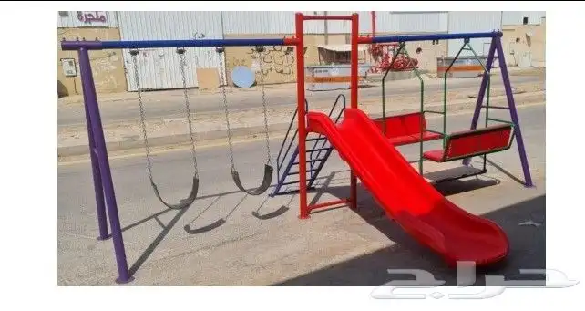 مراجيح أطفال وزحاليق وكنب للكبار 1