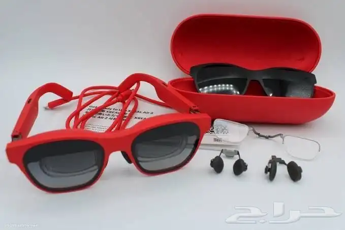 نظارة شاشة الواقع المعزز AR XR Xreal Air 2 أحمر 0