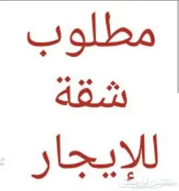 مطلوب شقة للايجار 0
