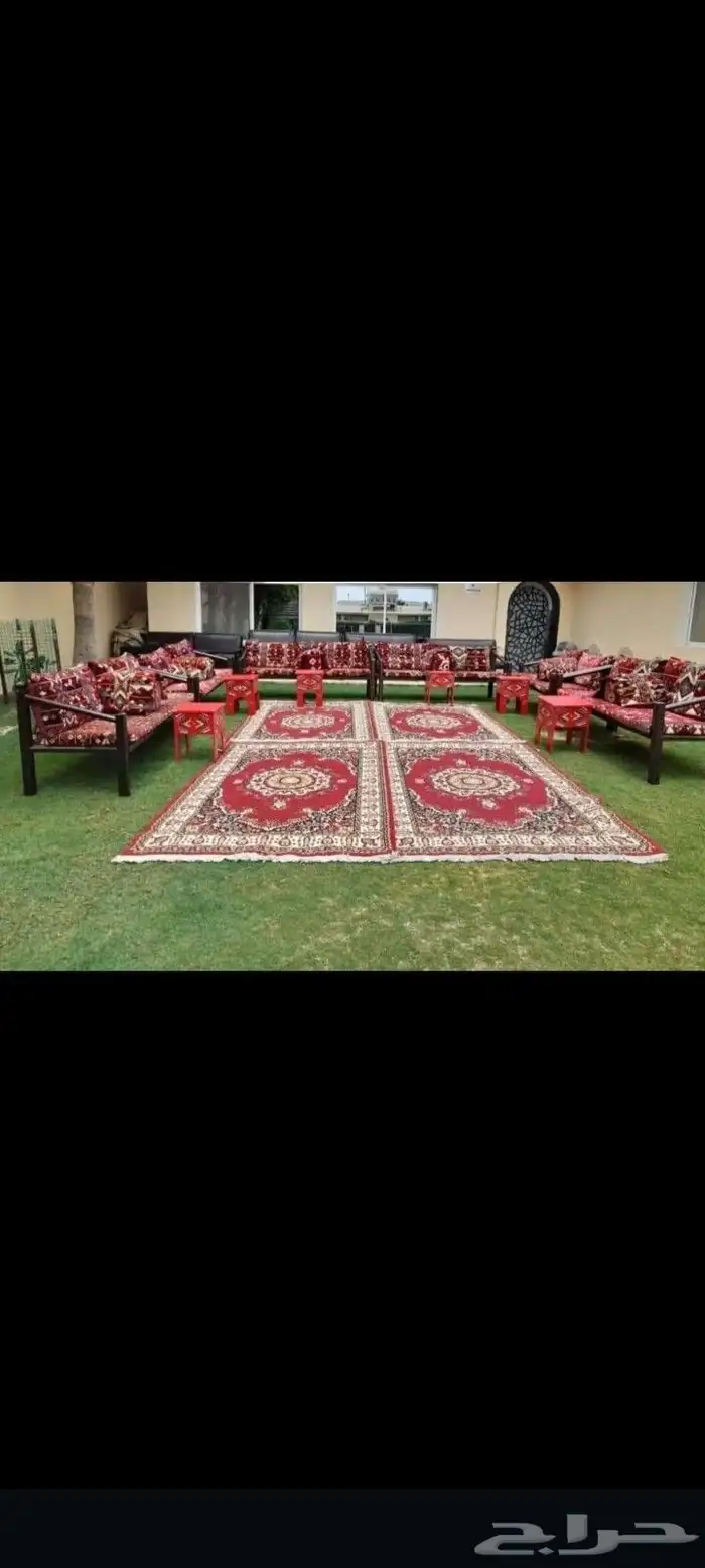 تاجير كراسي طاولات تاجير كنب تاجير جلسات شعبيه تاجير اركان ت 0