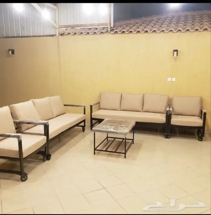 جلسات خارجيه خشب وحديد تفصيل علي حسب طلب العميل 2