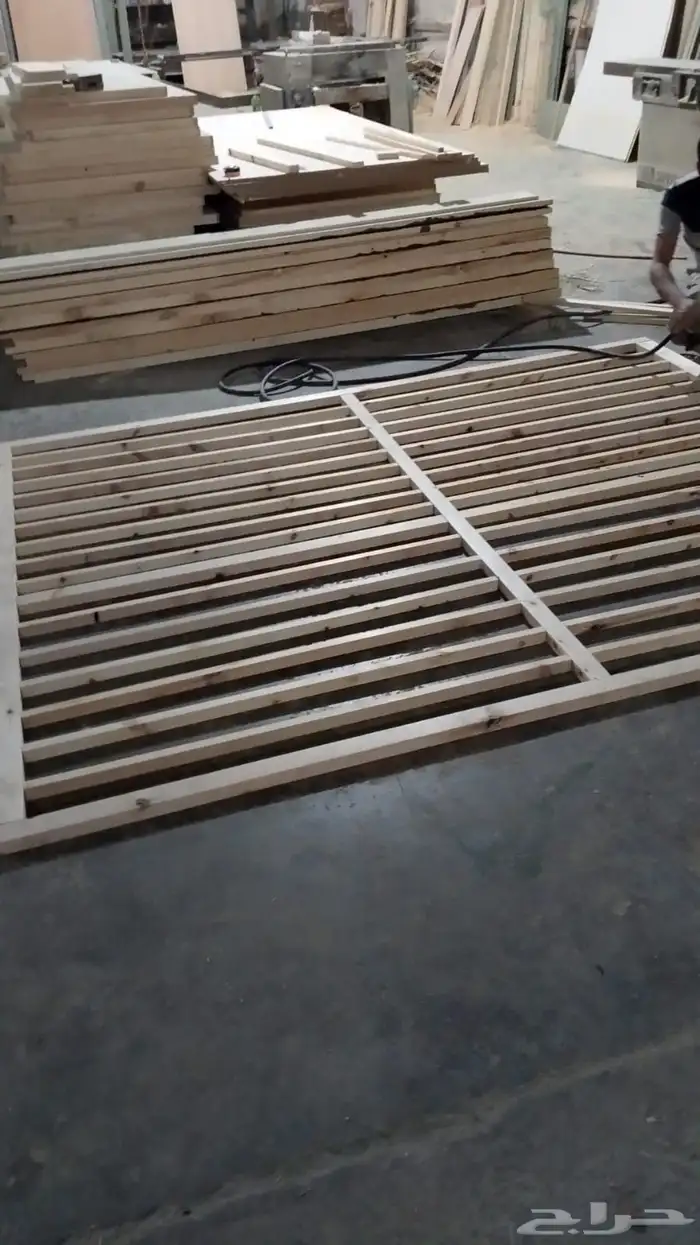 ابواب خشب سنديان جوز مغنو باب سحاب 9