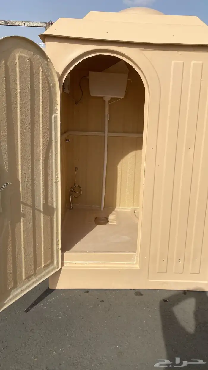 حمامات متنقله حجم كبير متر وخمسين في متر و35 عربي وافرنجي 9
