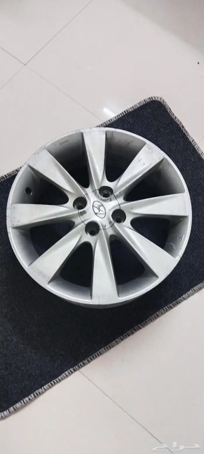 جنط واحد اكسنت اصلي المنيوم مستعمل مقاس16يركب أي مديل اكسنت 1