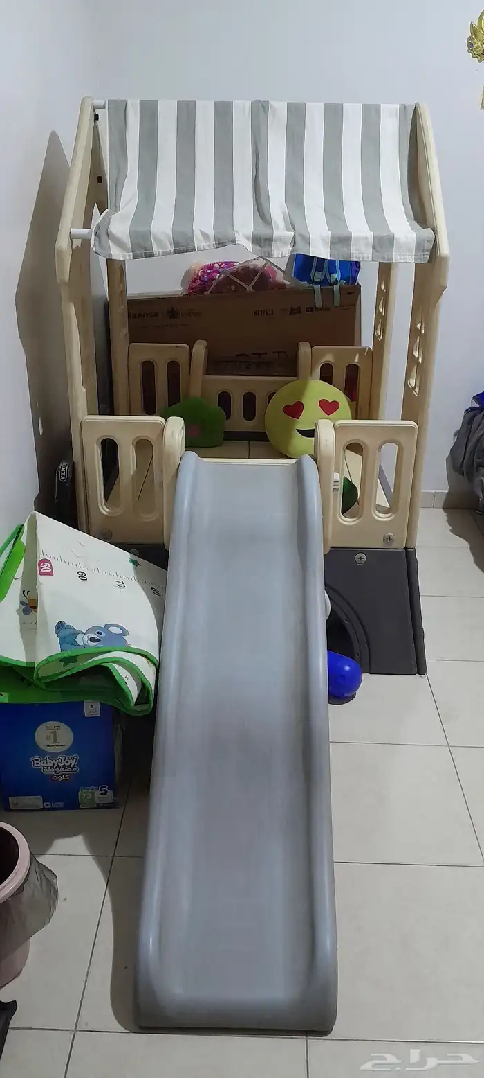 لعبة اطفال بيت اطفال مع زحليقه 0