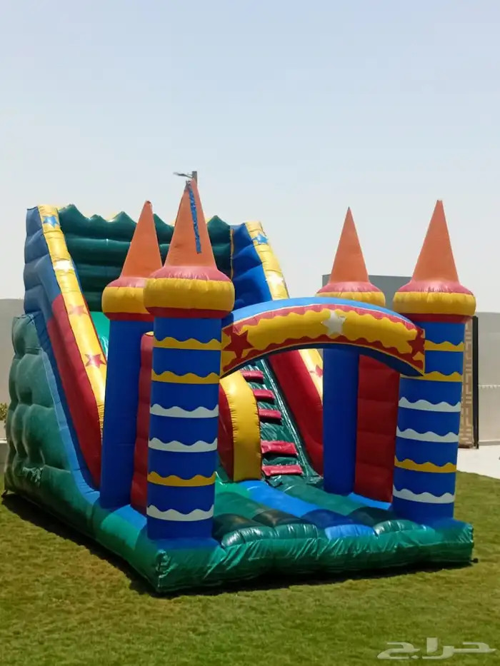 لتاجير نطيطات زحاليق مائيه ملعب صابوني العاب اطفال 8