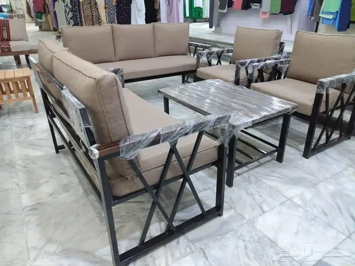 لتفصيل جلسات خارجية خشب حديد جلسات علي حسب الطلب العميل 8