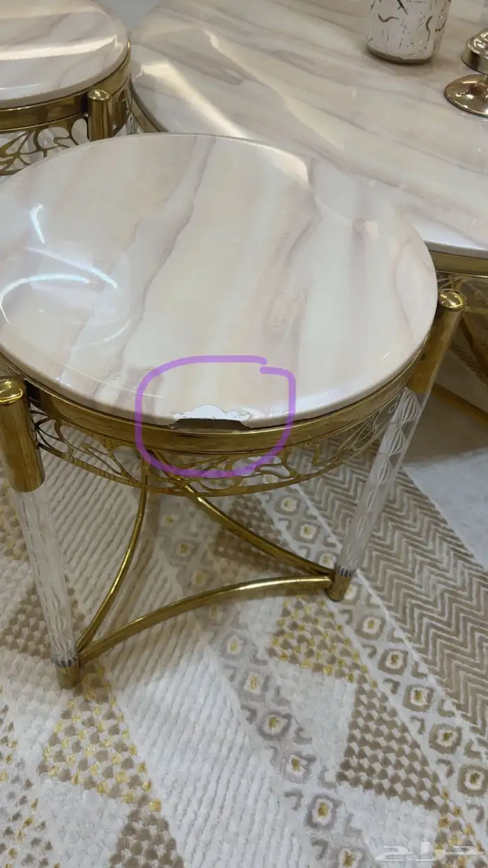 طاولات ضيوف رخام 0