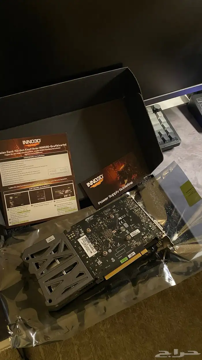 كرت شاشةRTX 3050 INNO3D twin x2(8gb) نظيف جدا 4