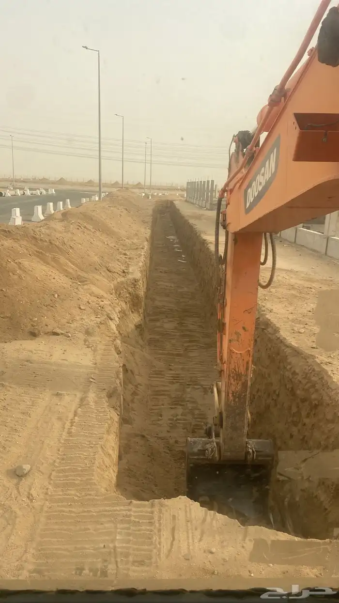 حفار بوكلين للايجار هدم وحفر الاراضي في جده 3