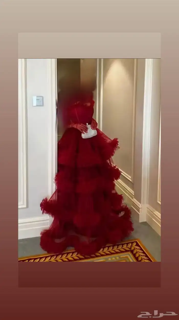 فستان غير مستخدم الا للتجربه 0