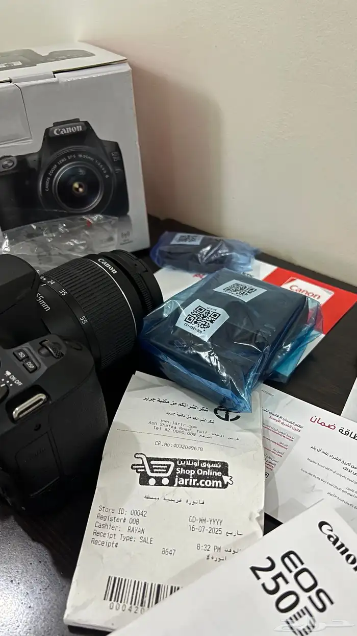 كاميرا كانون 250d نضيفه 3