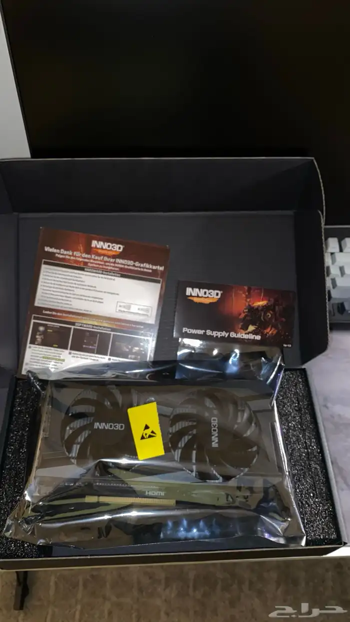 كرت شاشةRTX 3050 INNO3D twin x2(8gb) نظيف جدا 2