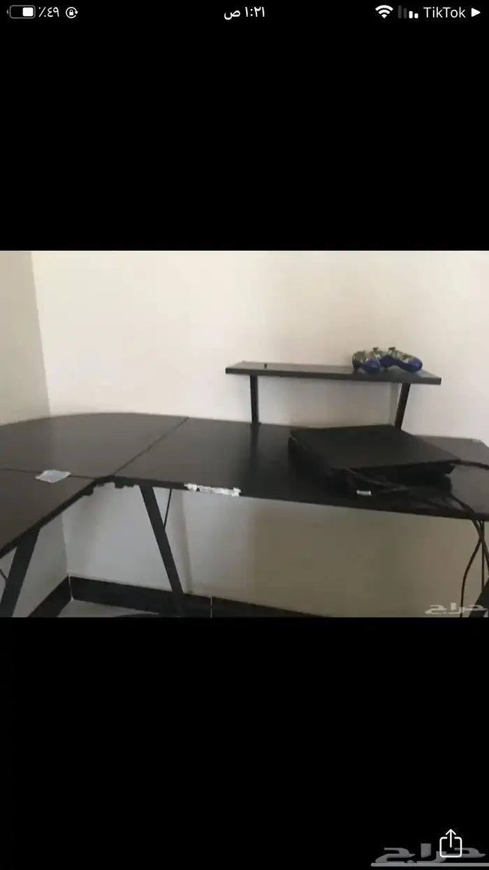طاوله قيمنق حرف L وا شاشه 39 بوصه 60 هرتز 1