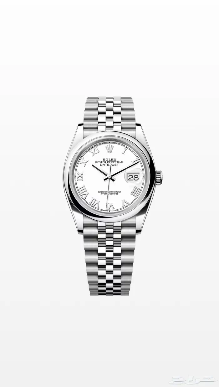 ساعه رولكس اصليه ابيض 2