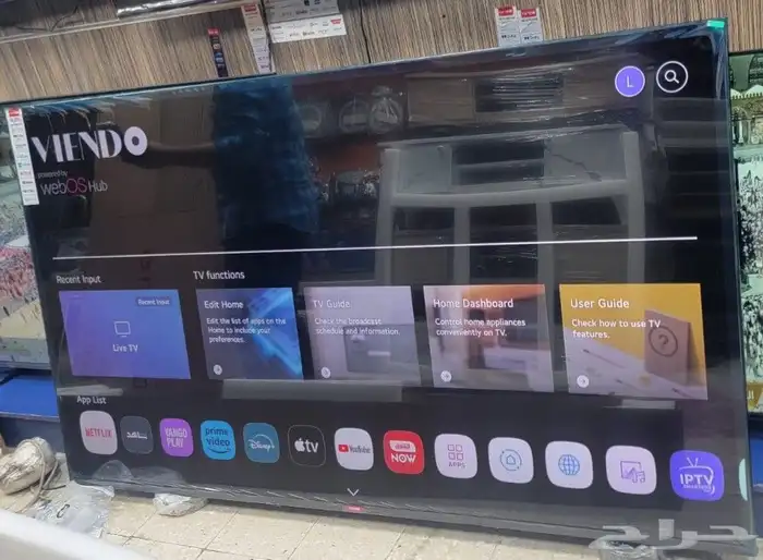 متوفر احدث شاشه ذكيه بيع شاشات تلفزيون سمارت 4k QLED توصيل 5