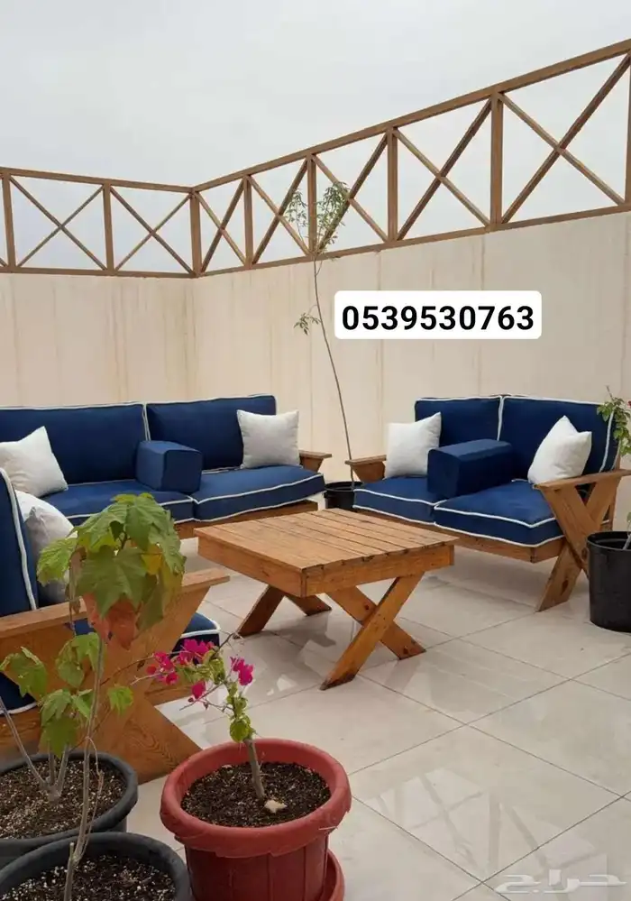 جلسات خشب و حديد فاخر حصريا 13