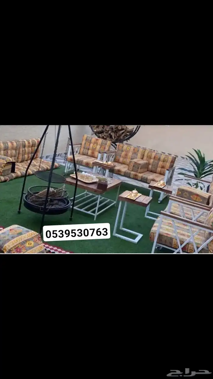 جلسات خشب و حديد فاخر حصريا 7