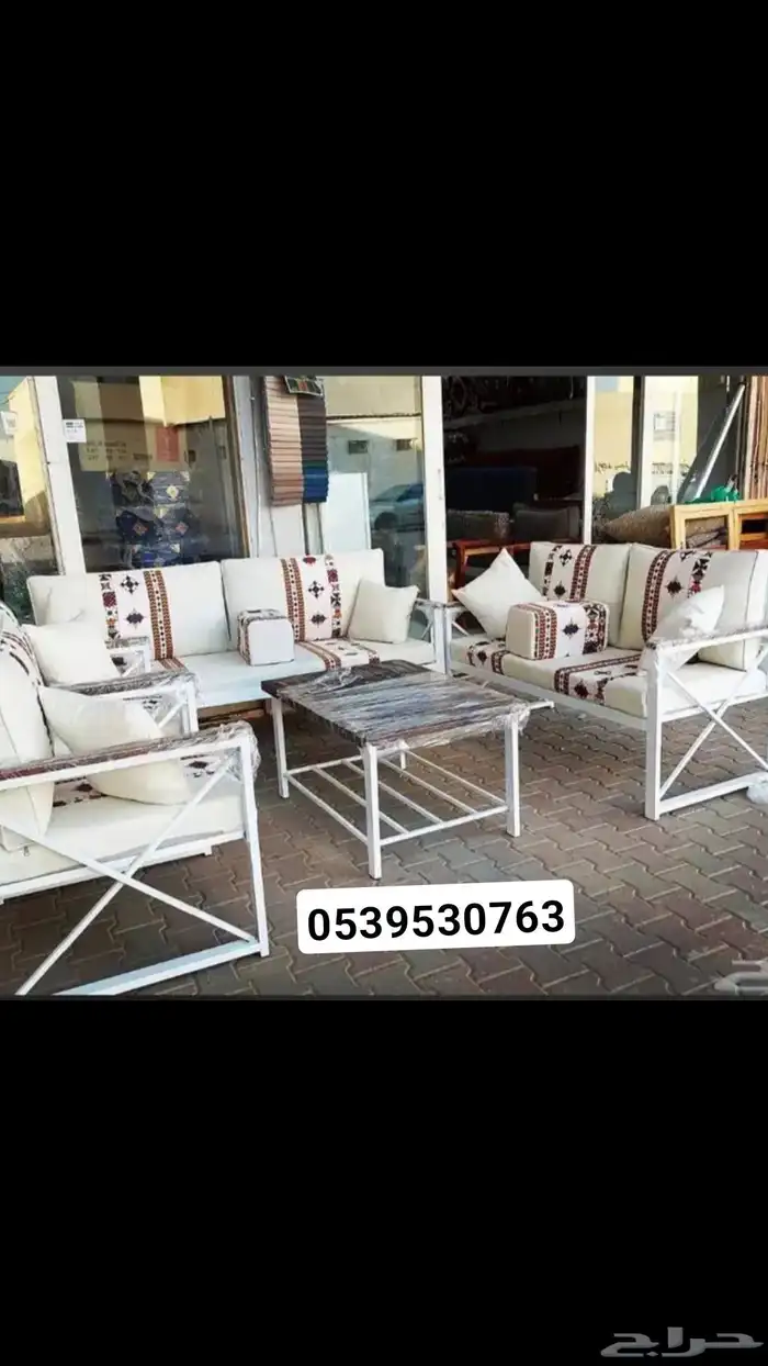 جلسات خشب و حديد فاخر حصريا 4