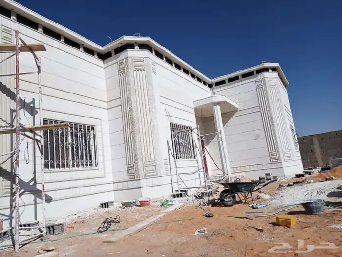 معلم ديكورات خارجيه ملونه تصميم حجر توصل عل رقم 19