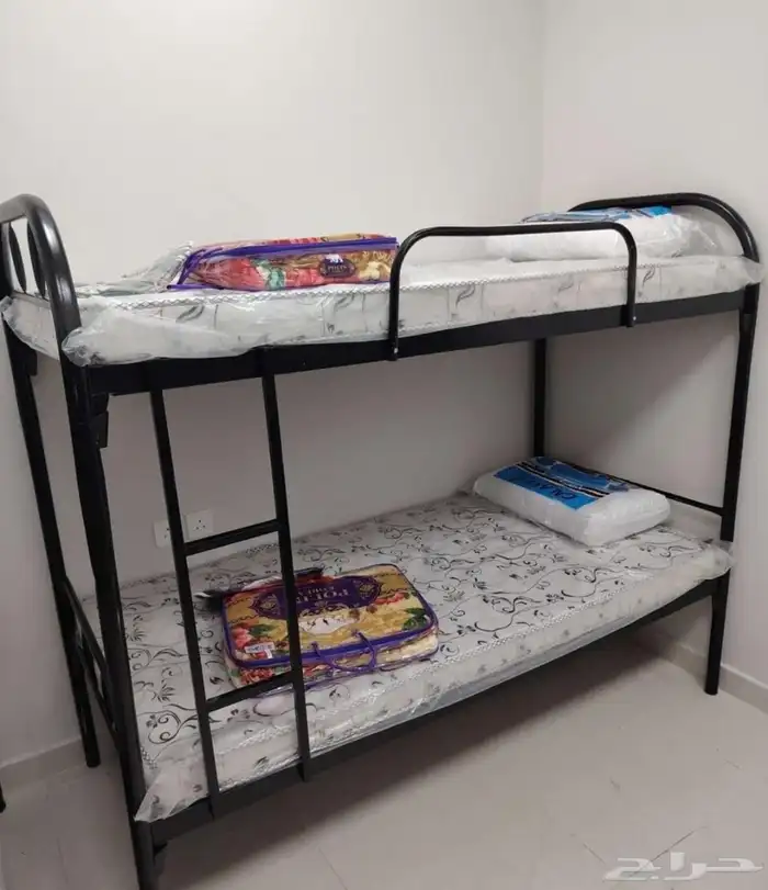 سرير حديد مع مراتب دولاب بطانيه مخده سعر جمله 6