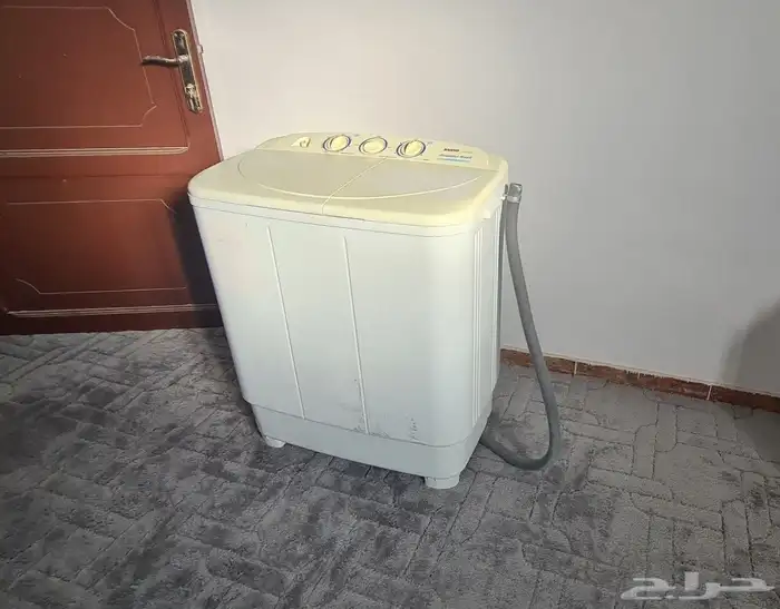 غسالة SANYO الأصلية حوضين 6 كيلو غسيل والمجفف 4 كيلو 3
