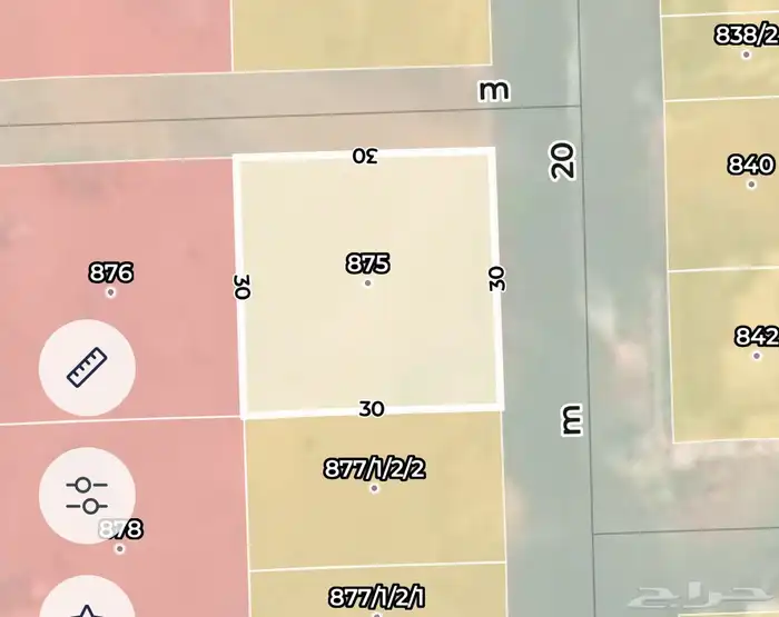 ارض منبسطه في حي المهدية 0