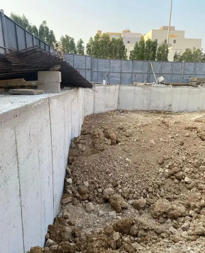 تدعيم جدران   سند تربه  حفار ابار ارتوازي   للمقاولات 0