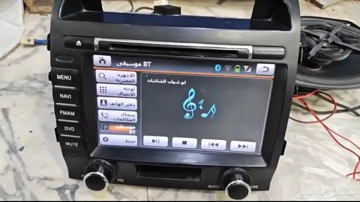 شاشة لاندكروزر وكالة جكسار الاصلية 2014 0