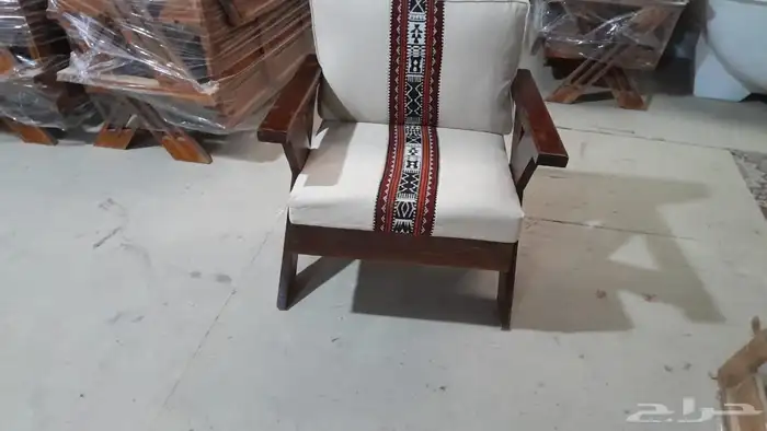 كراسي خارجيه كراسي حديد وخشبية مراكيز احواش استراحات شاليها 16