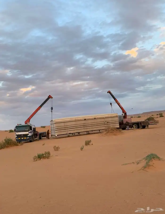 سطحه ونش دبل نقل بركسات غرف وبرتبلات 3