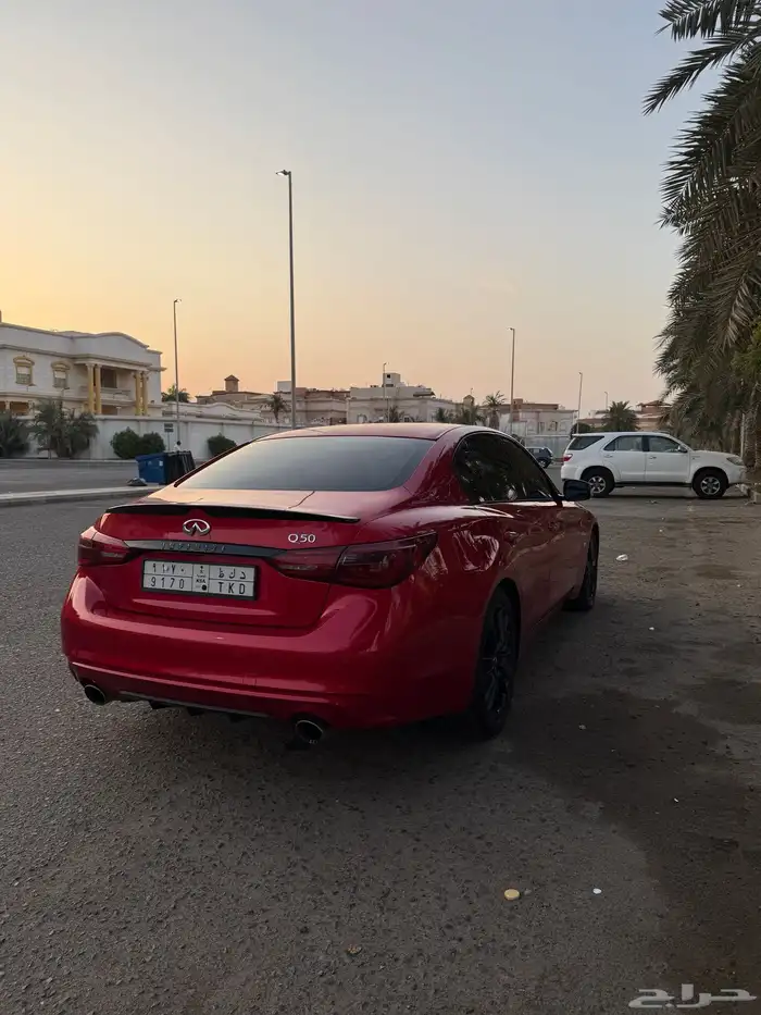 انفنتي q50 موديل 2020 v6توين تيربو الممشى 175 الف 11