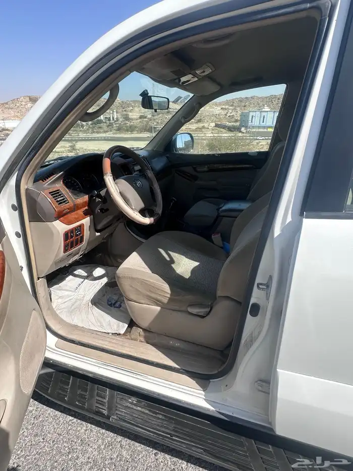 برادو مديل 2005 نظيف مشروط من الحوادث مرشوش فقط لجل الفحص 10
