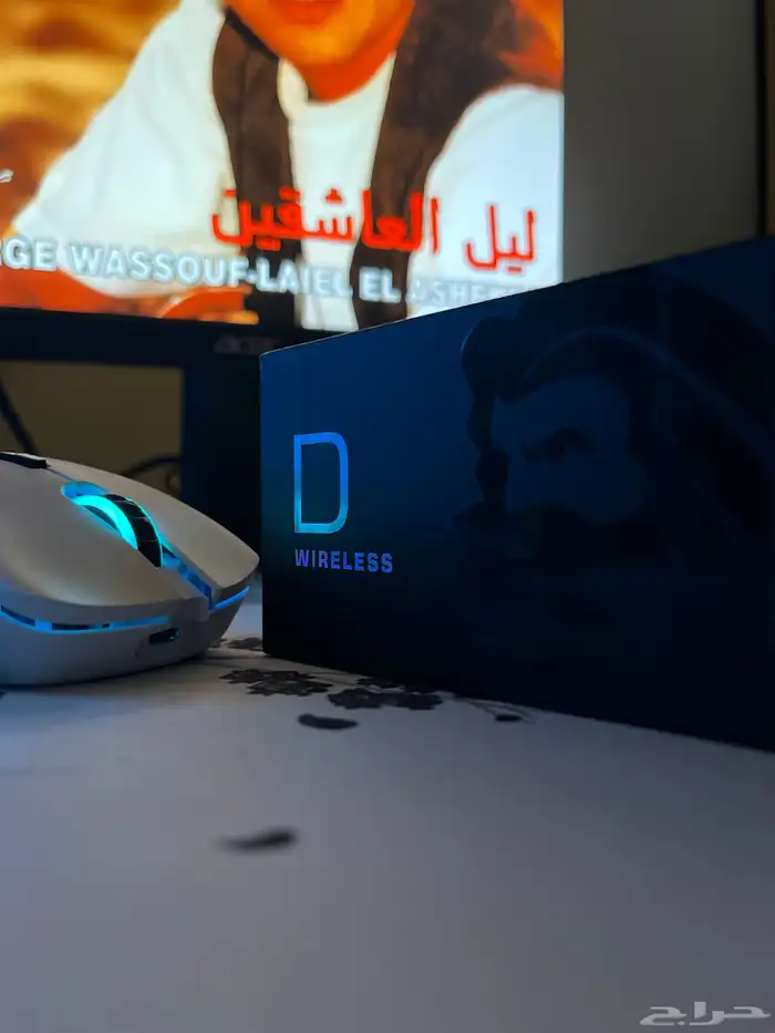 ماوس قلوريس لا سلكي موديل D 1