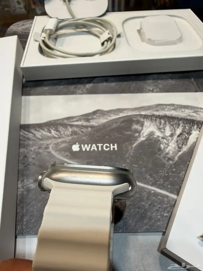 ساعة ابل الترا 2 مقاس 49 بطارية 100  مع كرتونها 8