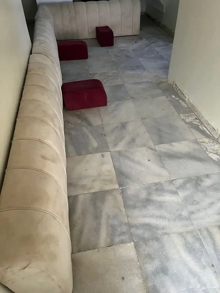 للبيع مساند حرف L مع 3 مراكي 2