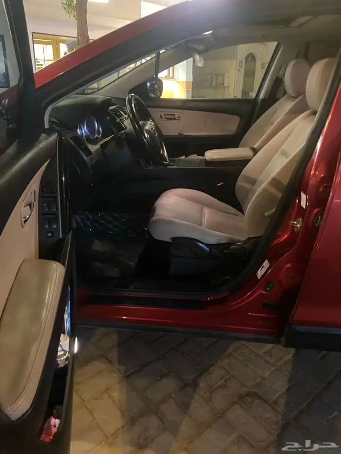 مازدا 2016   CX9 نص فل اللون أحمر بدون دبل ممشى 318K 15