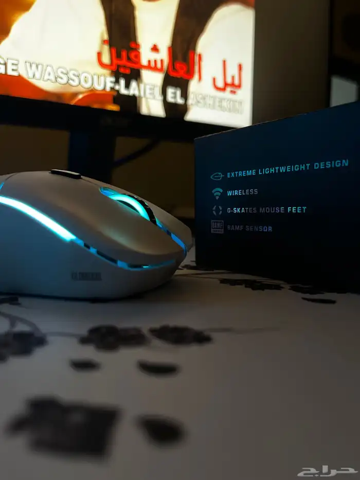 ماوس قلوريس لا سلكي موديل D 5