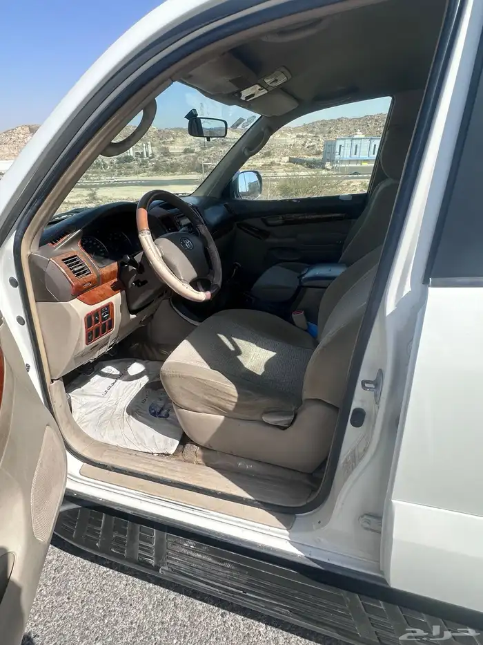 برادو مديل 2005 نظيف مشروط من الحوادث مرشوش فقط لجل الفحص 9