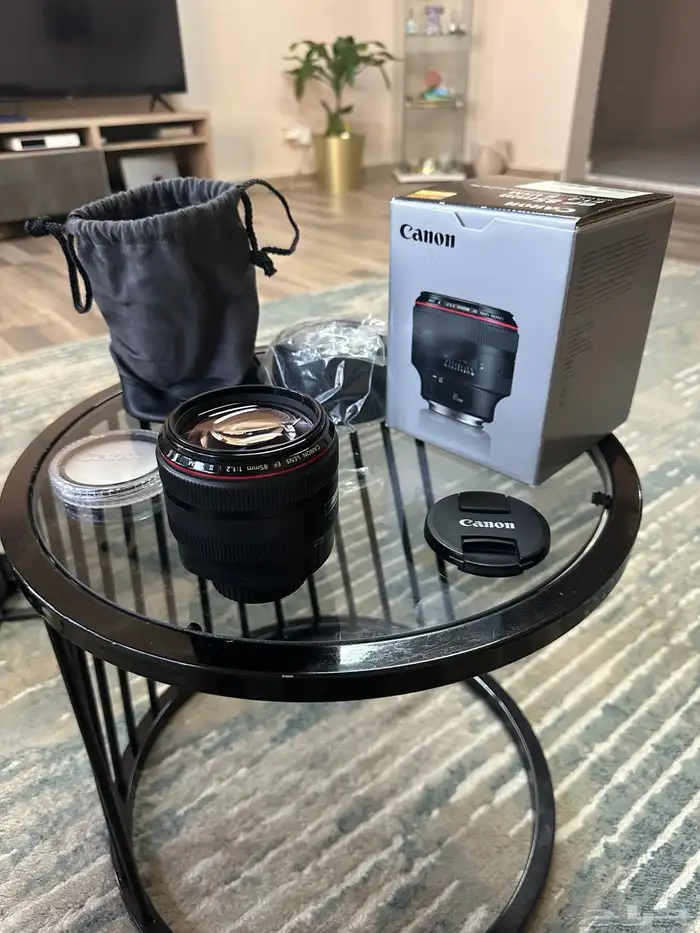 عدسة كانون f1.2L الاصدار الثاني ef 85mm 2