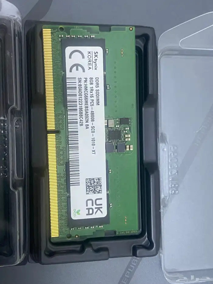 قطعتين رام ddr5 مساحة 8 قيقا اجمالي 16 قيقا 1