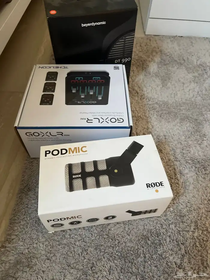 مايك وسماعه ومكسر 0