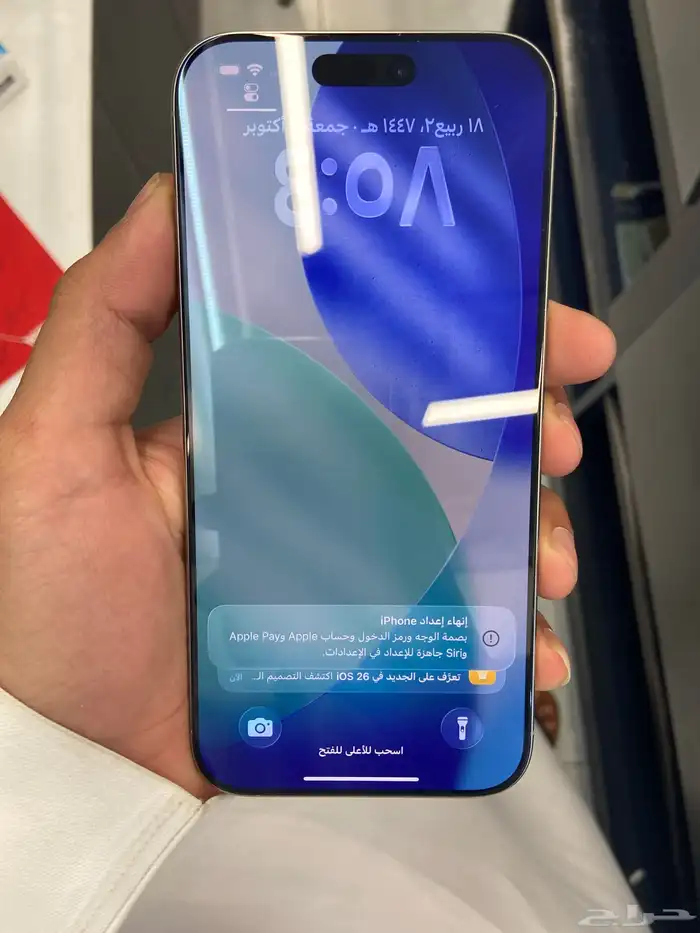 ايفون 16بروماكس نضيف بطاريه 100 ذاكره 256كرتون اغرضه معاه 0