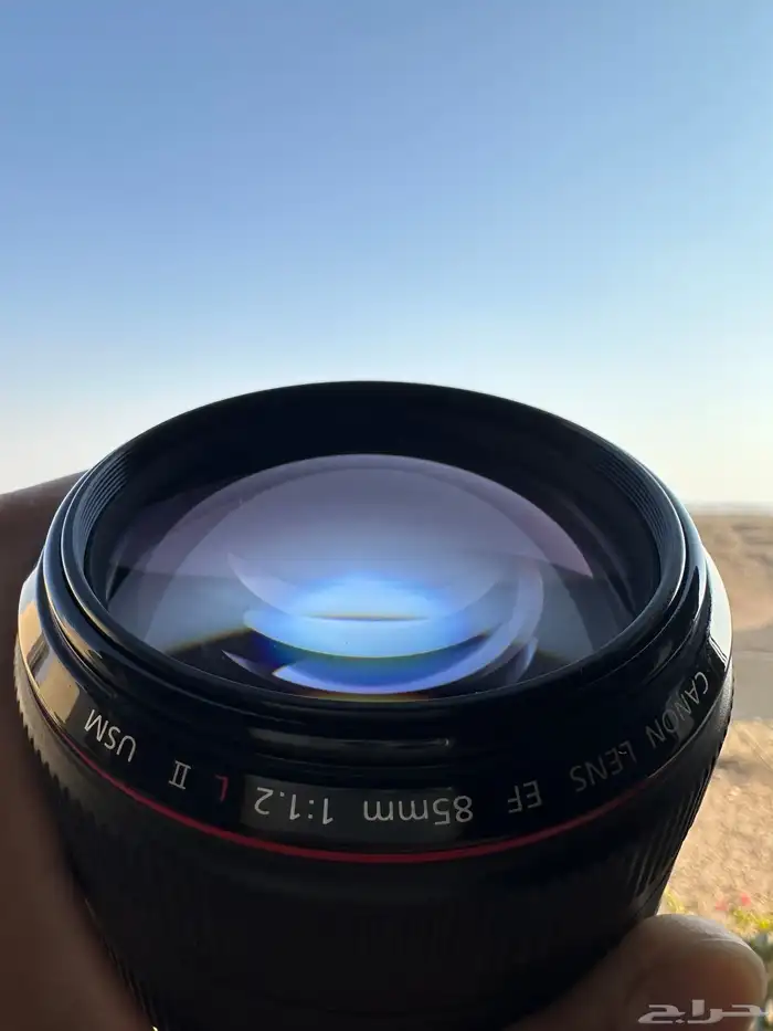 عدسة كانون f1.2L الاصدار الثاني ef 85mm 4