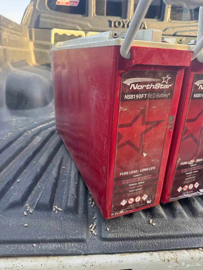 تم البيع بطاريه شمسيه جل 200 امبير 2