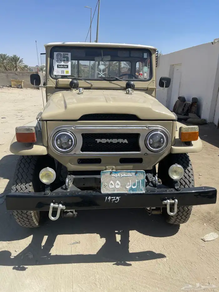 جيب تويوتا 1975 مجدد لوحه مميزه ال ك55 5