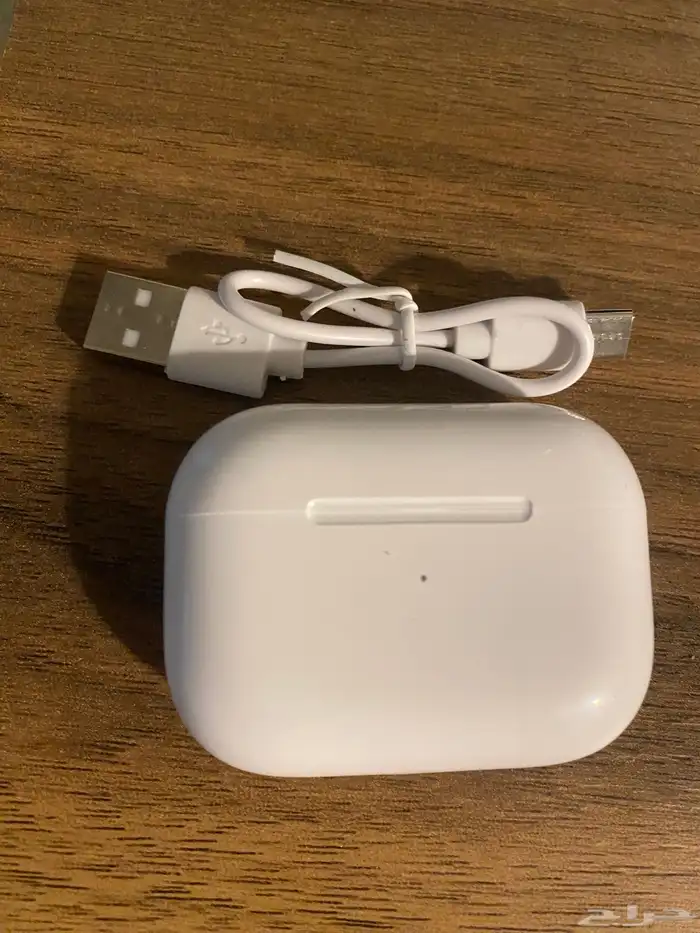 سماعة ايربودز برو2 جدييده ويجي معها سلك شاحن مجان ا 6