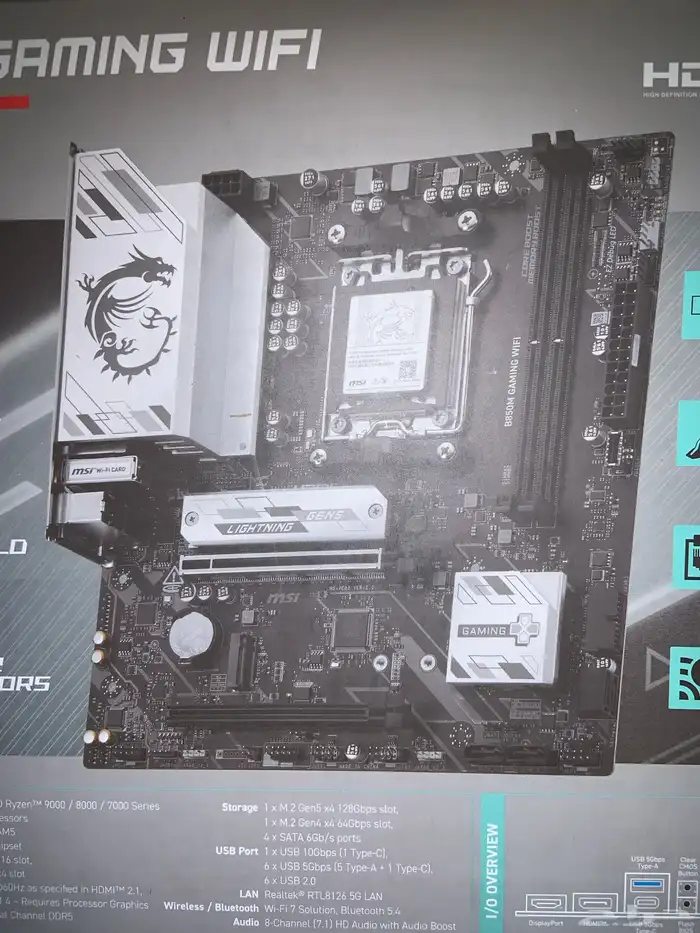 مذربورد B850M Gaming WiFi جديدة كاش او اقساط 2