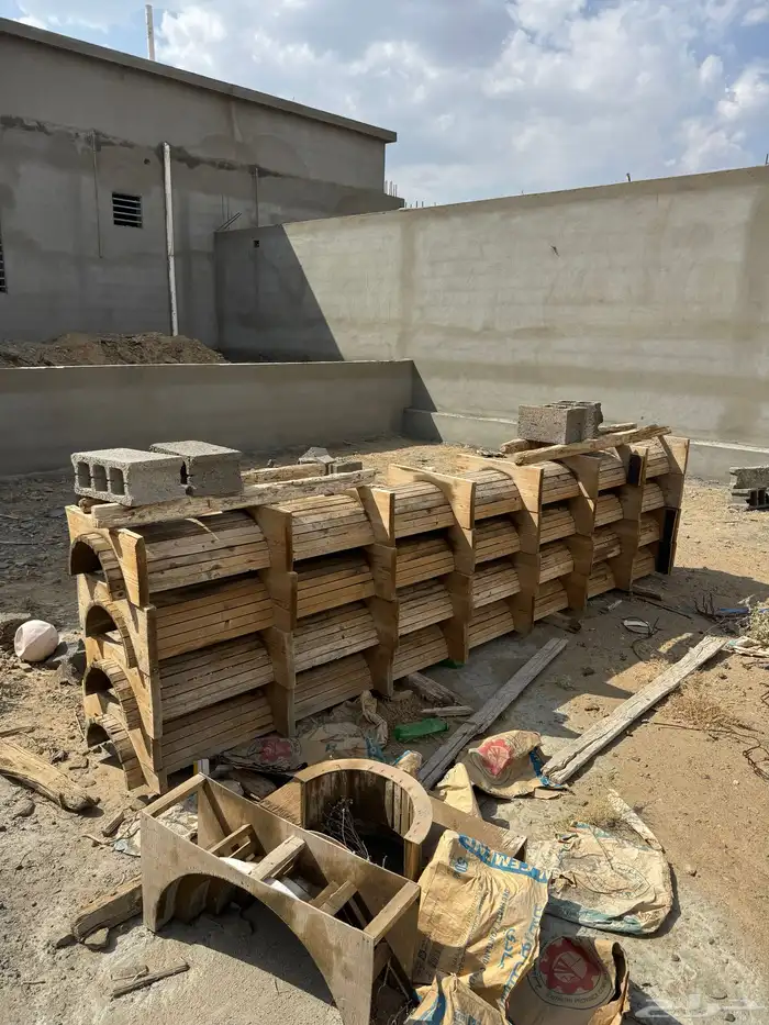 خشب عمود دائري قطره 35سم 0